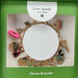 Limited edition Kate spade target vintage style charm bracelet